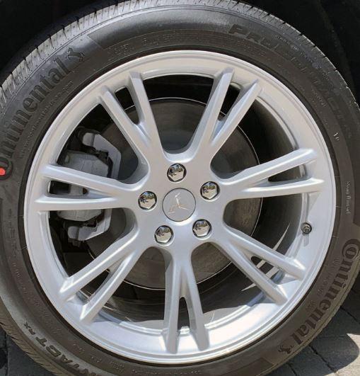 Model y gemini wheel store cap kit